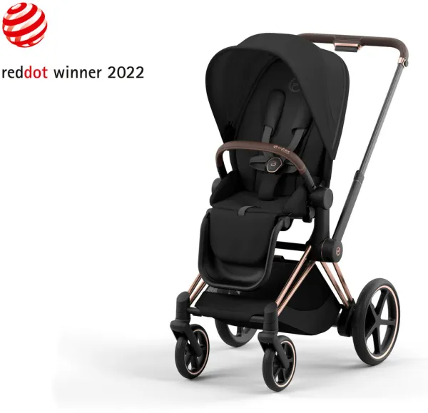 ePriam klapvogn 2023 - sepia black/rosegold