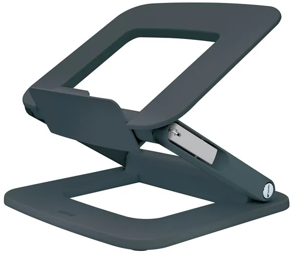 Leitz Ergo justerbar multivinklet laptop stand, 80 % recirkuleret plast, mørkegrå